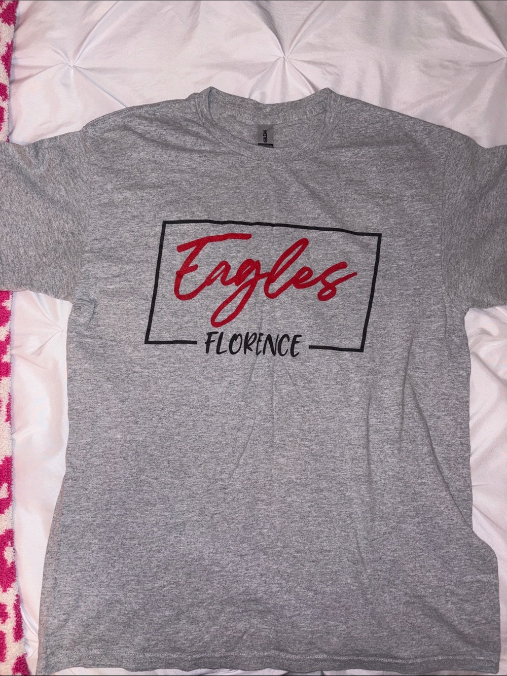 Gray 'Florence Eagles' Graphic Tee